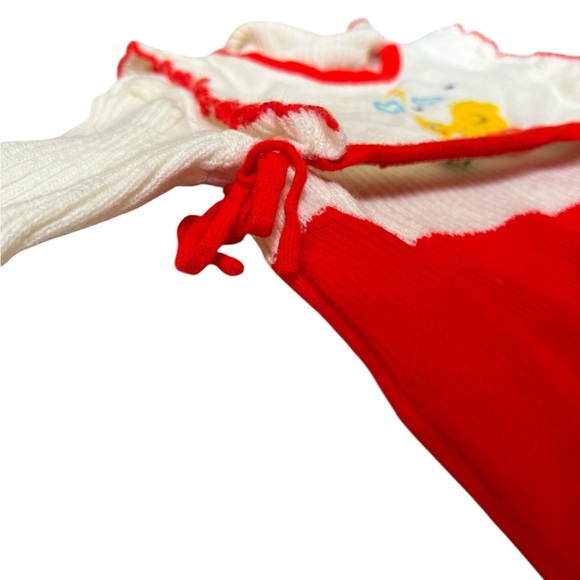 Vintage Sesame Street Toddle Time JCPenney Ribbed Knit Sweater Dress 4T 70s 80s - Picture 5 of 8